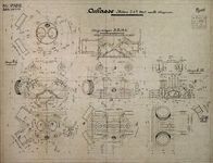 9752 - Culasse moteur JAP 350cc double échappement - Moteur  ... Image 1