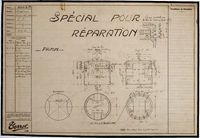 10152r - Piston spécial pour réparation - Moteurs 350cc HSSO ... Image 1