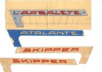 0000gd - Plan usine enjoliveur Atalante L'Arbalète Skipper 1 ... Image 1